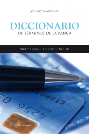 Portada Diccionario de términos de la banca