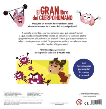 Contraportada El gran libro del cuerpo humano