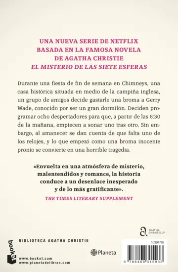 Contraportada El misterio de las siete esferas