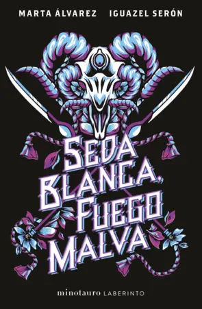 Portada Seda blanca, fuego malva