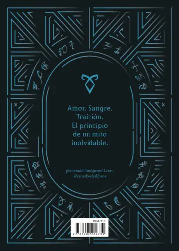 Contraportada Ciudad de hueso. Cazadores de sombras 1. Edición especial