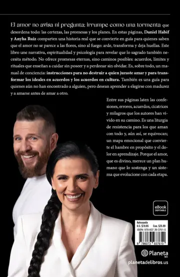 Contraportada El amor no se ruega, se riega