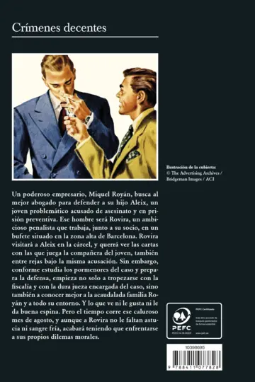 Contraportada Crímenes decentes