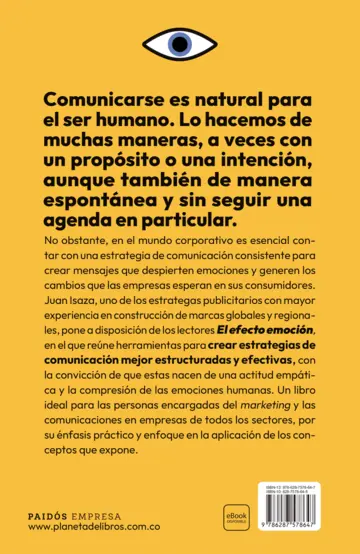 Contraportada El efecto emoción