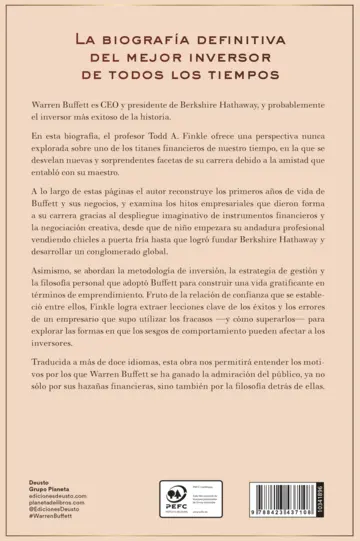 Contraportada Warren Buffett