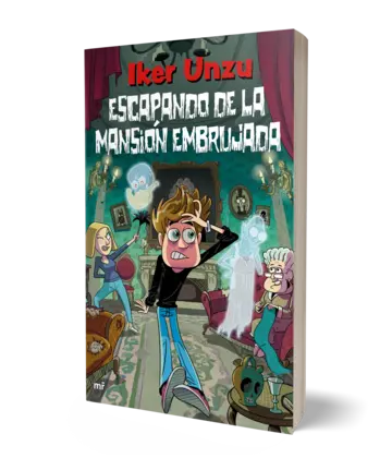 Portada Escapando de la mansión embrujada