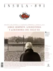 Portada Jorge Semprún. H(h)istoria y M(m)emoria del siglo XX (Ínsula n° 891)