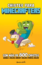 Portada Minecraft. Chistes para minecrafters