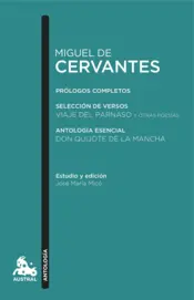 Portada Miguel de Cervantes. Antología