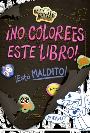 Portada Gravity Falls. ¡No colorees este libro!