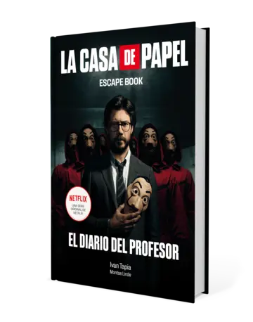 Portada La casa de papel. Escape book
