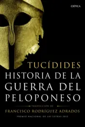 Portada Historia de la guerra del peloponesco