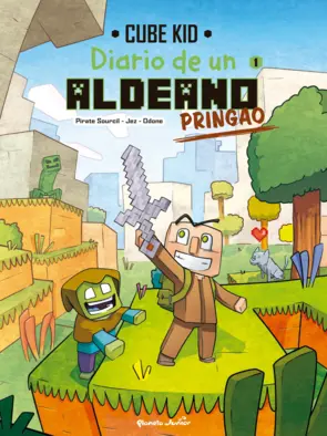 Portada Minecraft. Diario de un aldeano pringao. Cómic 1