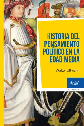 Portada Historia del pensamiento político en la edad media