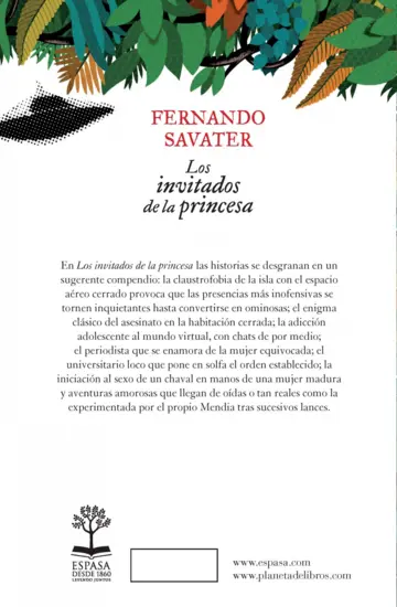 Contraportada Los invitados de la princesa