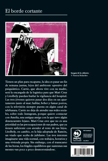 Contraportada El borde cortante