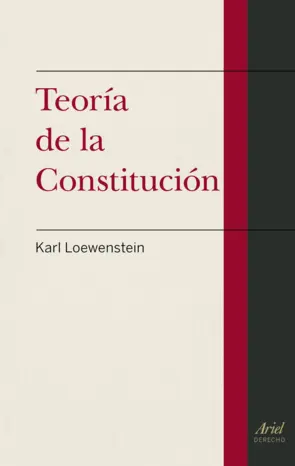 Portada Teoría de la Constitución