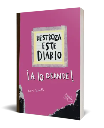 Portada Destroza este diario. A lo grande - Rosa flúor