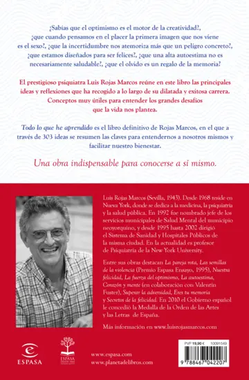 Contraportada Todo lo que he aprendido