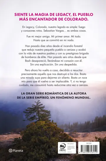 Contraportada Legacy. Donde todo se ilumina