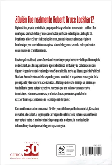 Contraportada Un espía en Moscú
