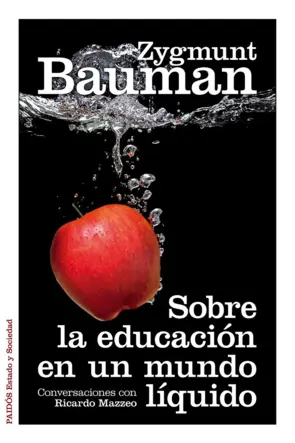Portada Sobre la educacion en un mundo liquido