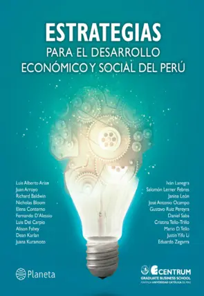 Portada Estrategias para el desarrollo económico y social del Perú