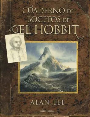 Portada El Hobbit. Cuaderno de bocetos
