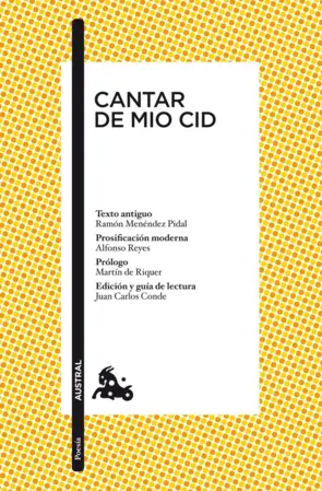 Portada Cantar de Mio Cid