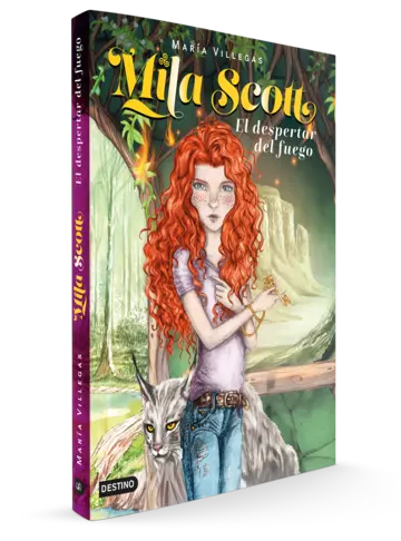 Portada Mila Scott. El despertar del fuego