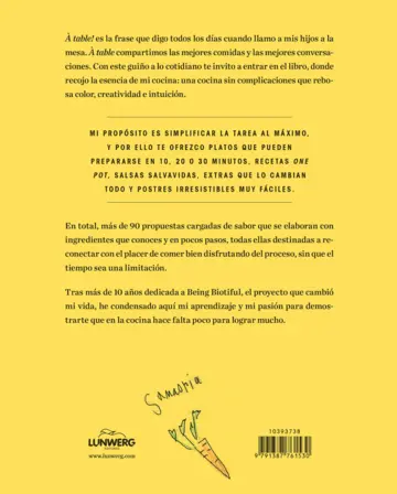 Contraportada À table!