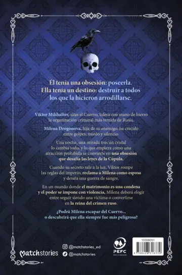 Contraportada Viktor Mikhailov. El Cuervo