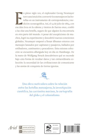 Contraportada Mensajes en una botella