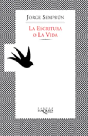 Portada La escritura o la vida