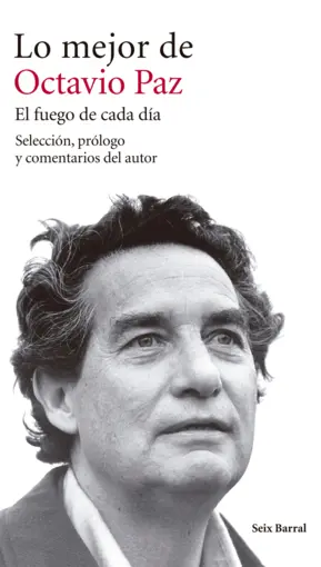 Portada Lo mejor de Octavio Paz Fuego de Cada día