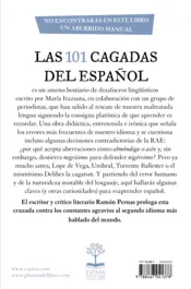 Miniatura contraportada Las 101 cagadas del español