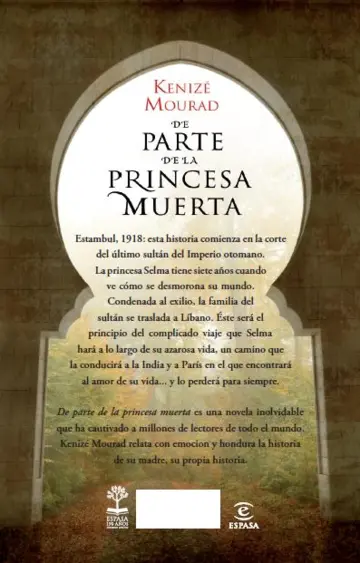 Contraportada De parte de la princesa muerta