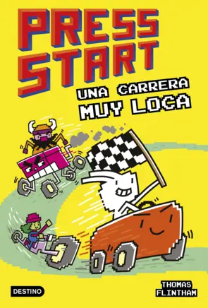 Portada Press Start 3. Una carrera muy loca