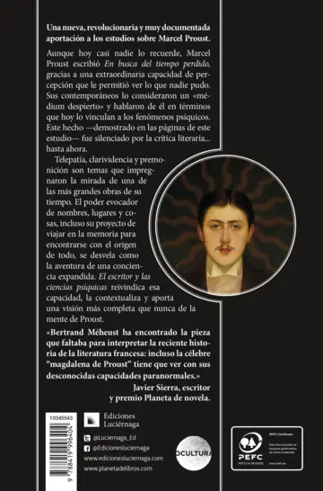 Contraportada El escritor y las ciencias psíquicas