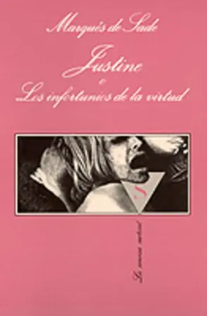 Portada Justine o los infortunios de la virtud