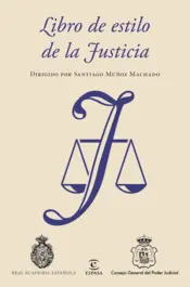 Portada Libro de estilo de la Justicia