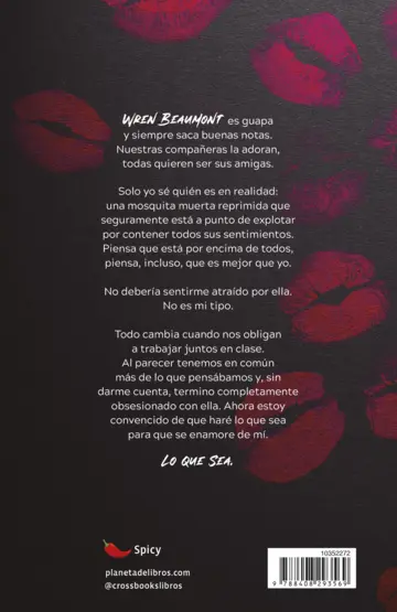 Contraportada Un millón de besos para ti