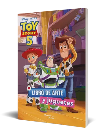 Portada Toy Story 5. Libro de arte y juguetes