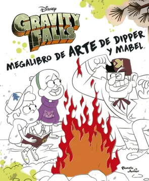 Portada Gravity Falls. Megalibro de arte de Dipper y Mabel