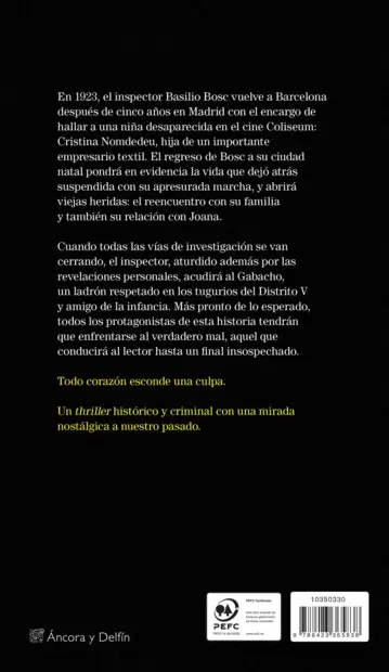 Contraportada Me olvidé del cielo