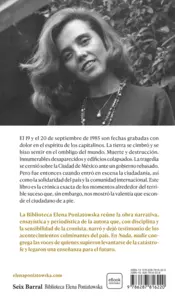 Miniatura contraportada Nada, nadie. Las voces del temblor