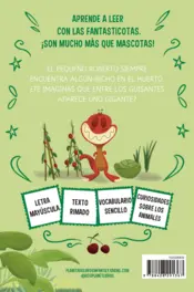 Miniatura contraportada Aprende a leer con Las Fantasticotas 10. Roberto y el bicho del huerto