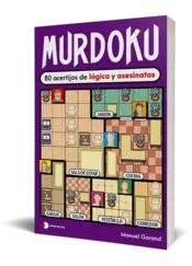 Portada  Murdoku: 80 acertijos de lógica y asesinatos