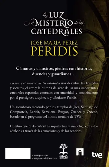 Contraportada La luz y el misterio de las catedrales
