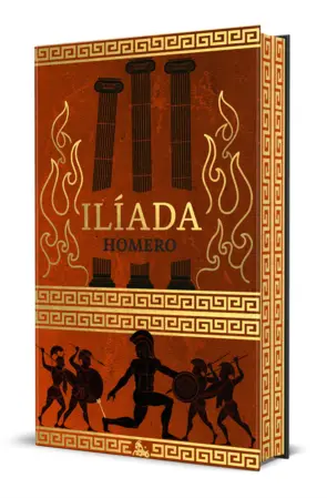 Portada Ilíada. Edición limitada con cantos decorados